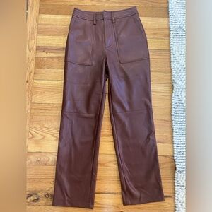 Women’s leather pants NWT